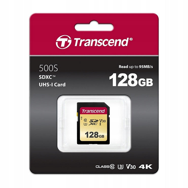 Transcend SDXC memory card 128 GB UHS-I U3 95/60 MB/s Card capacity 128 GB