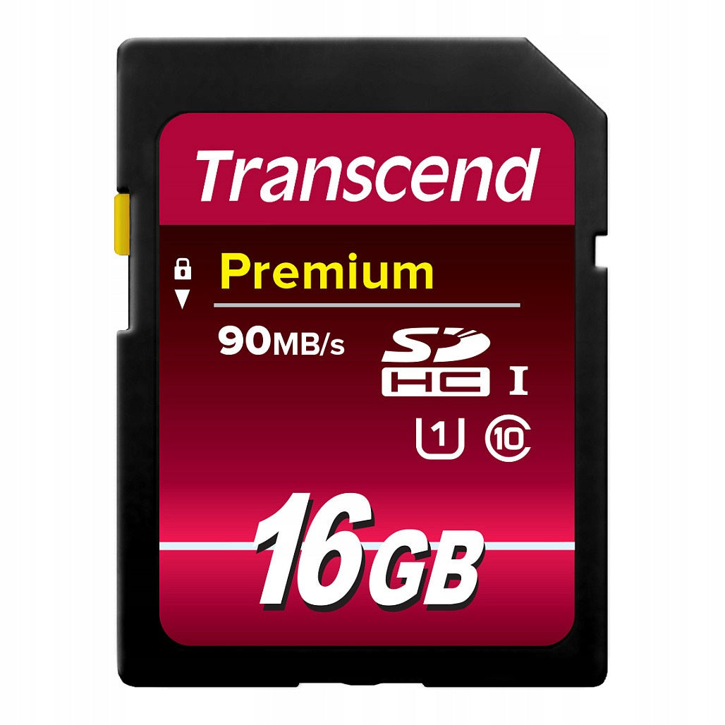 Transcend TS16GSDU1 SDHC 16 GB Class 10 UHS-I memory card Card capacity 16 GB