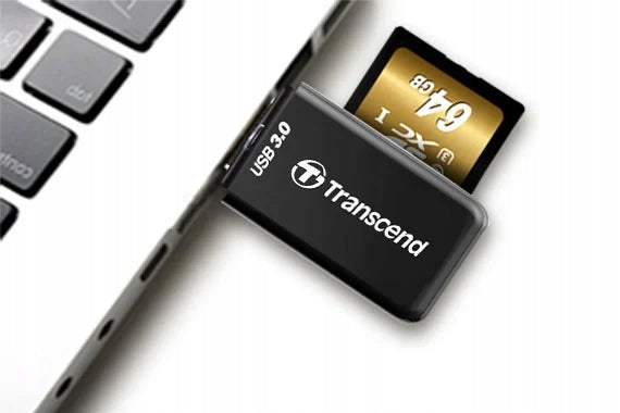 Transcend USB 3.0 čtečka RDF5 černá Manufacturer Transcend