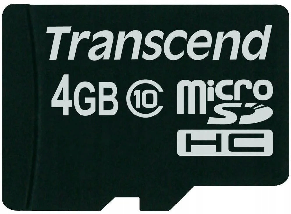 Transcend microSDHC, 4GB