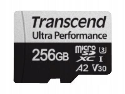 Transcend microSDXC 256 GB 340S UHS-I U3 A2 with adapter
