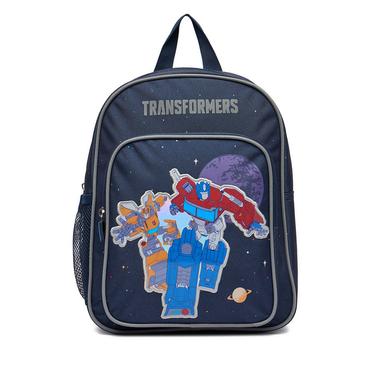 Transformers School Backpack for Sports School Boy Navy Blue