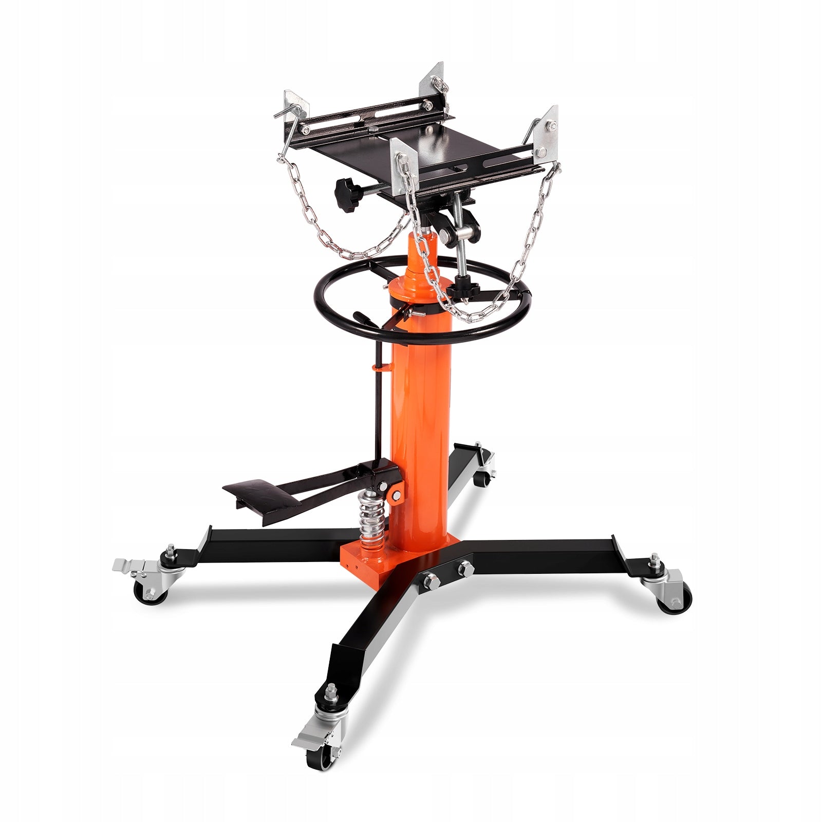 Transmission Jack 1322 LBS Hydraulic Telescoping 32-67" Lift Swivel Wheel