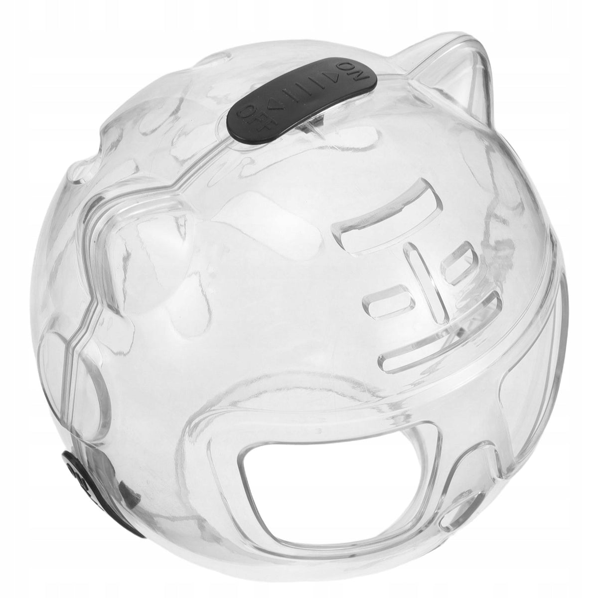 Transparent Astronaut Cat Helmet with Breathable Protective Muzzle
