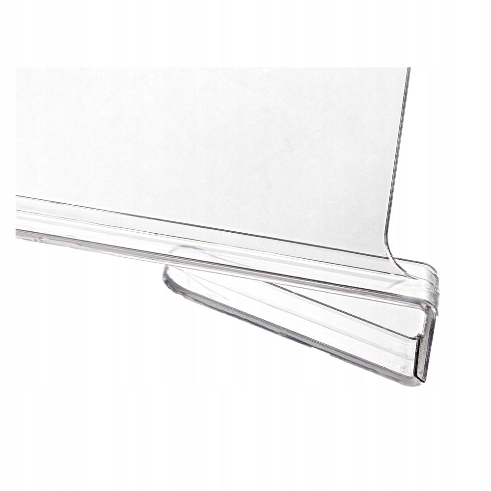 Transparent Bookcase Compartment For Cabinet Organizer - 300X200 mm - 6 pcs Brand WellPOS
