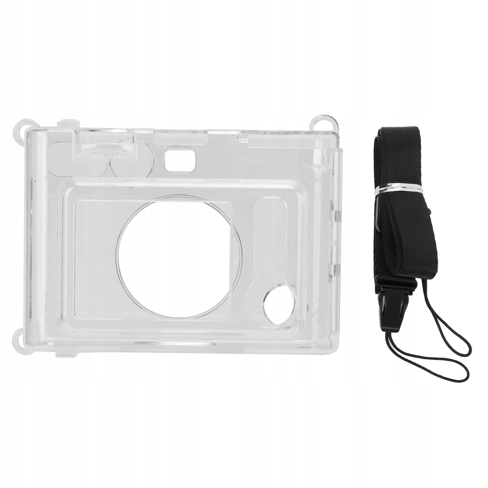 Transparent Camera Case Transparent Protective Case with Strap for 6Q