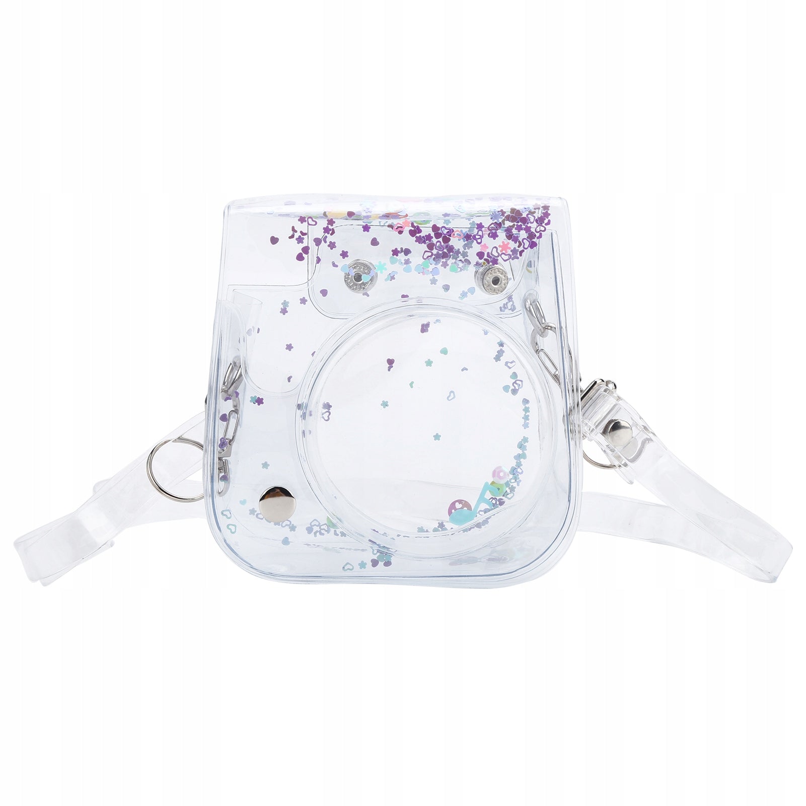 Transparent Mini Camera Bag PVC Pouch with Shoulder Strap for BX Brand no brand