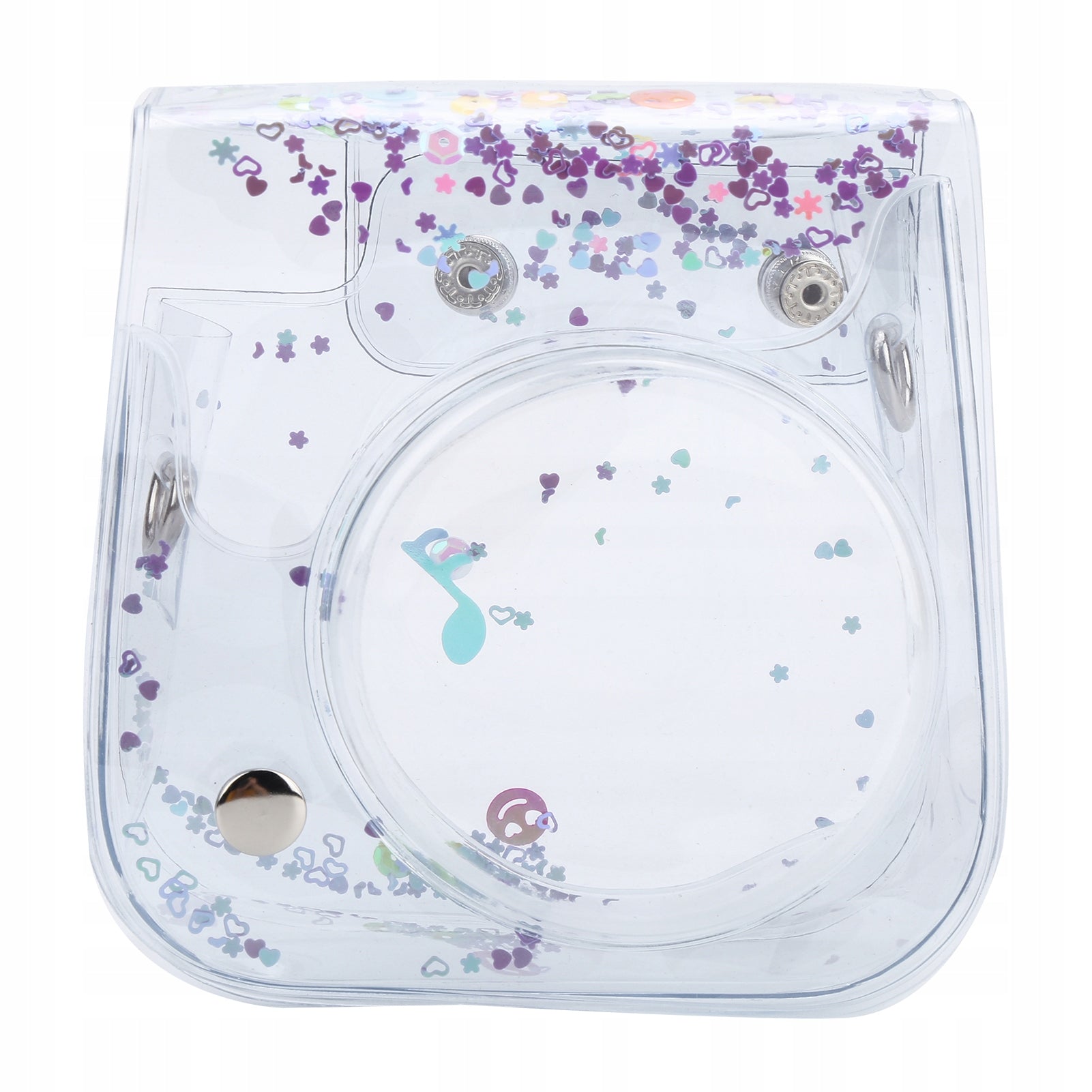 Transparent Mini Camera Bag PVC Pouch with Shoulder Strap for BX