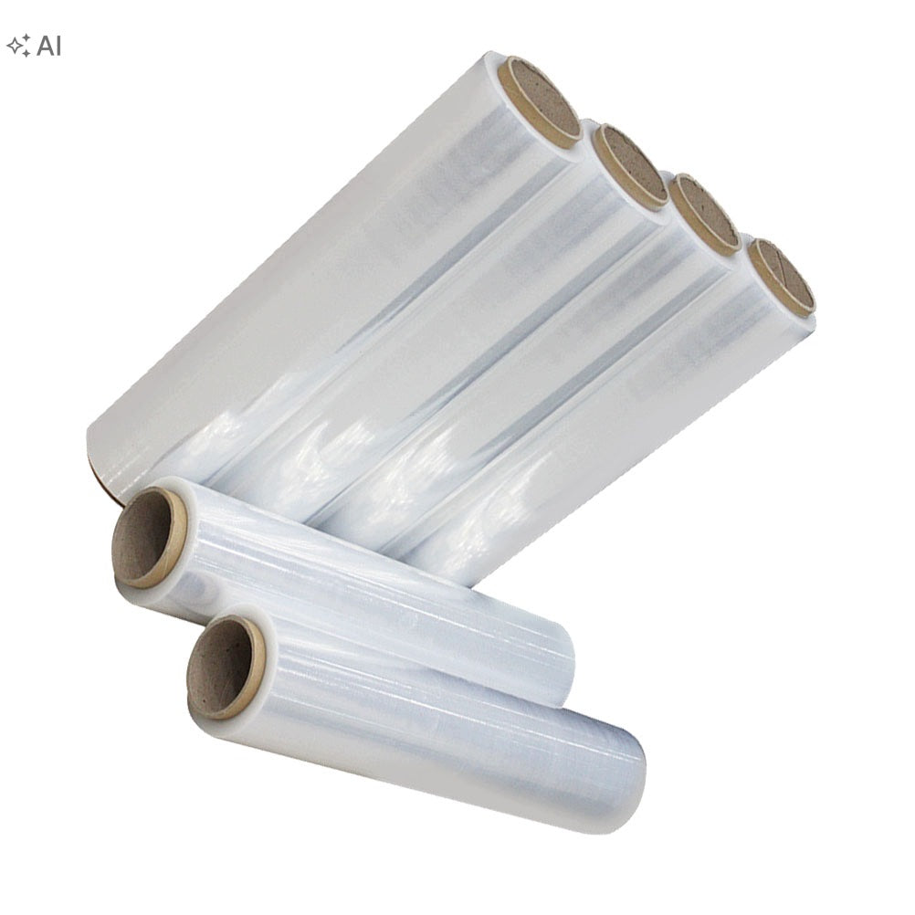 Transparent Pe Stretch Film Wrap for Packing Moving and Storage Net foil weight 3.07 kg