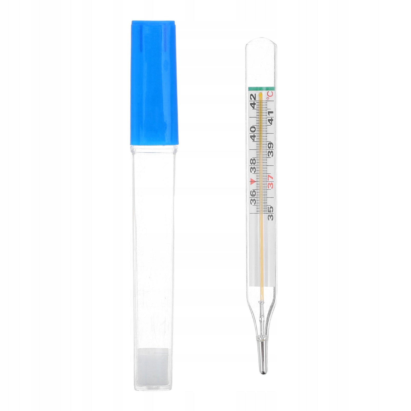 Transparent Portable Body Thermometer for Adults with Clear Large Scale Medical device yes