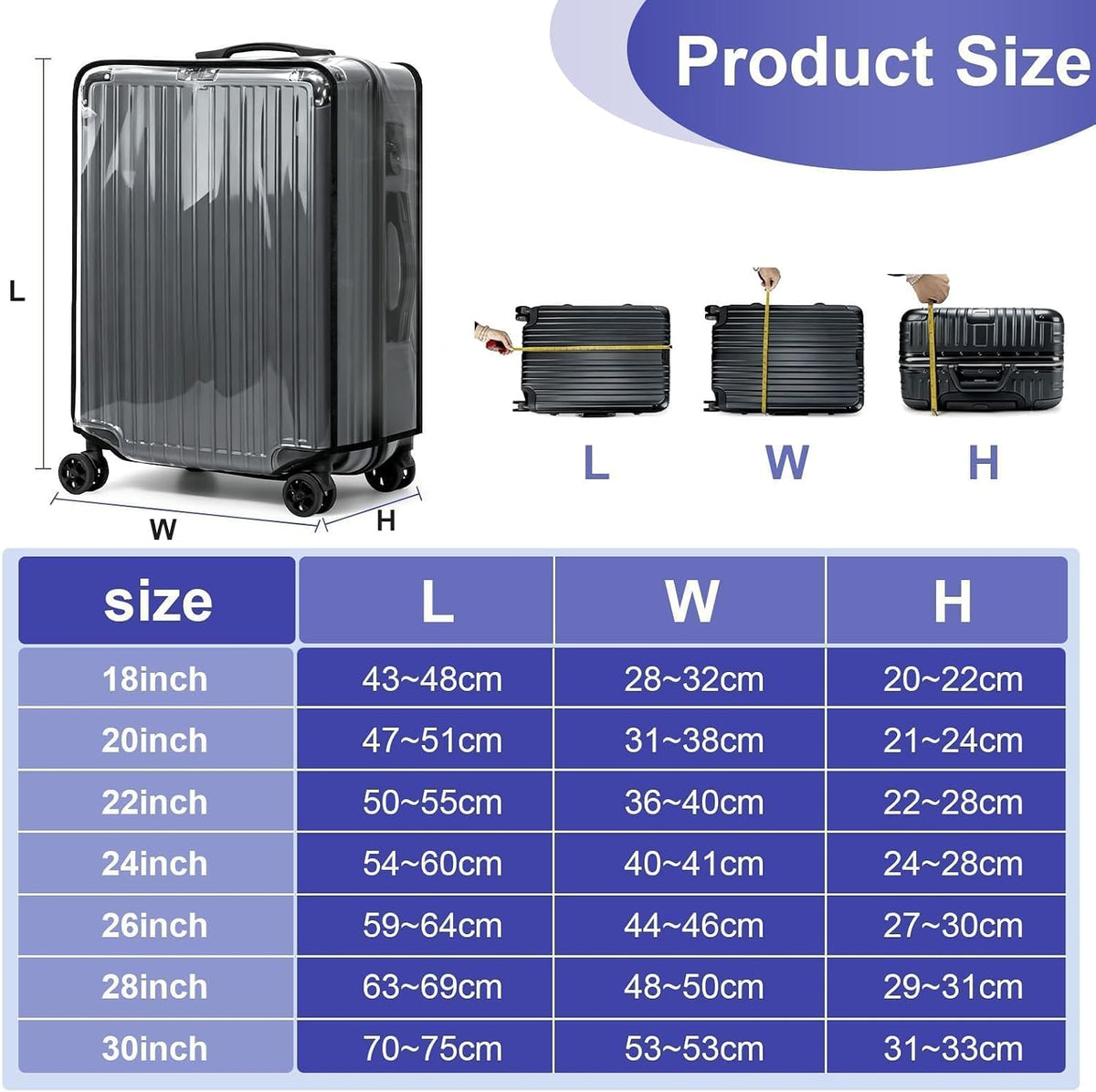 Transparent Protective Case Cover, Black Edge Color black