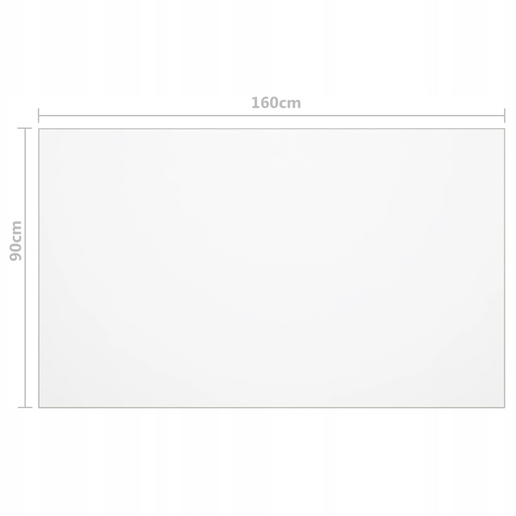 Transparent Protective Mat for Table Desk Top 160x90 cm, 2 mm – Washer For desk