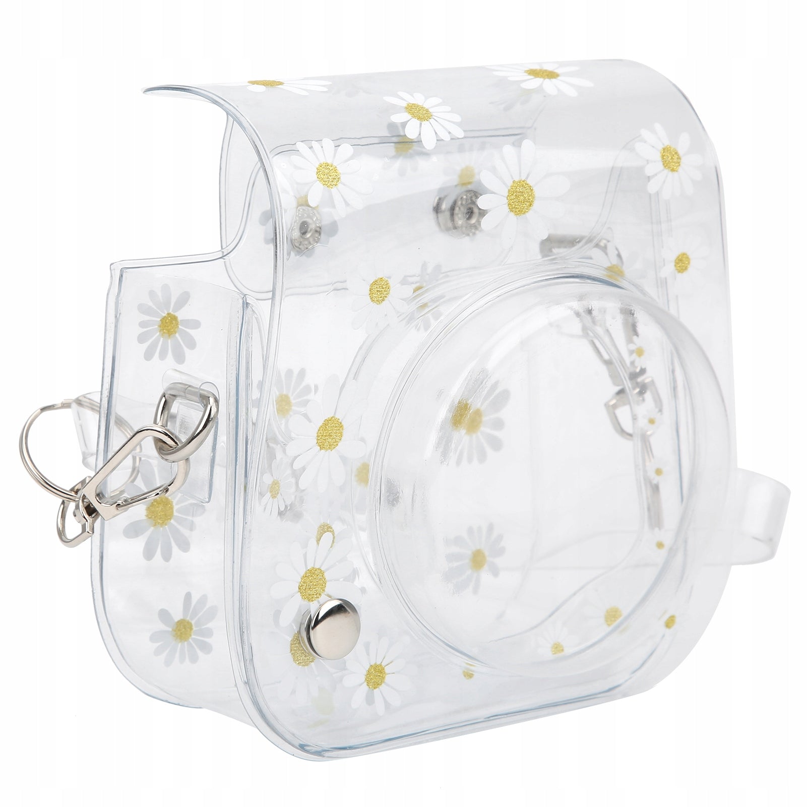 Transparent Small Camera Bag PVC Pouch with Shoulder Strap for 7F Brand no brand