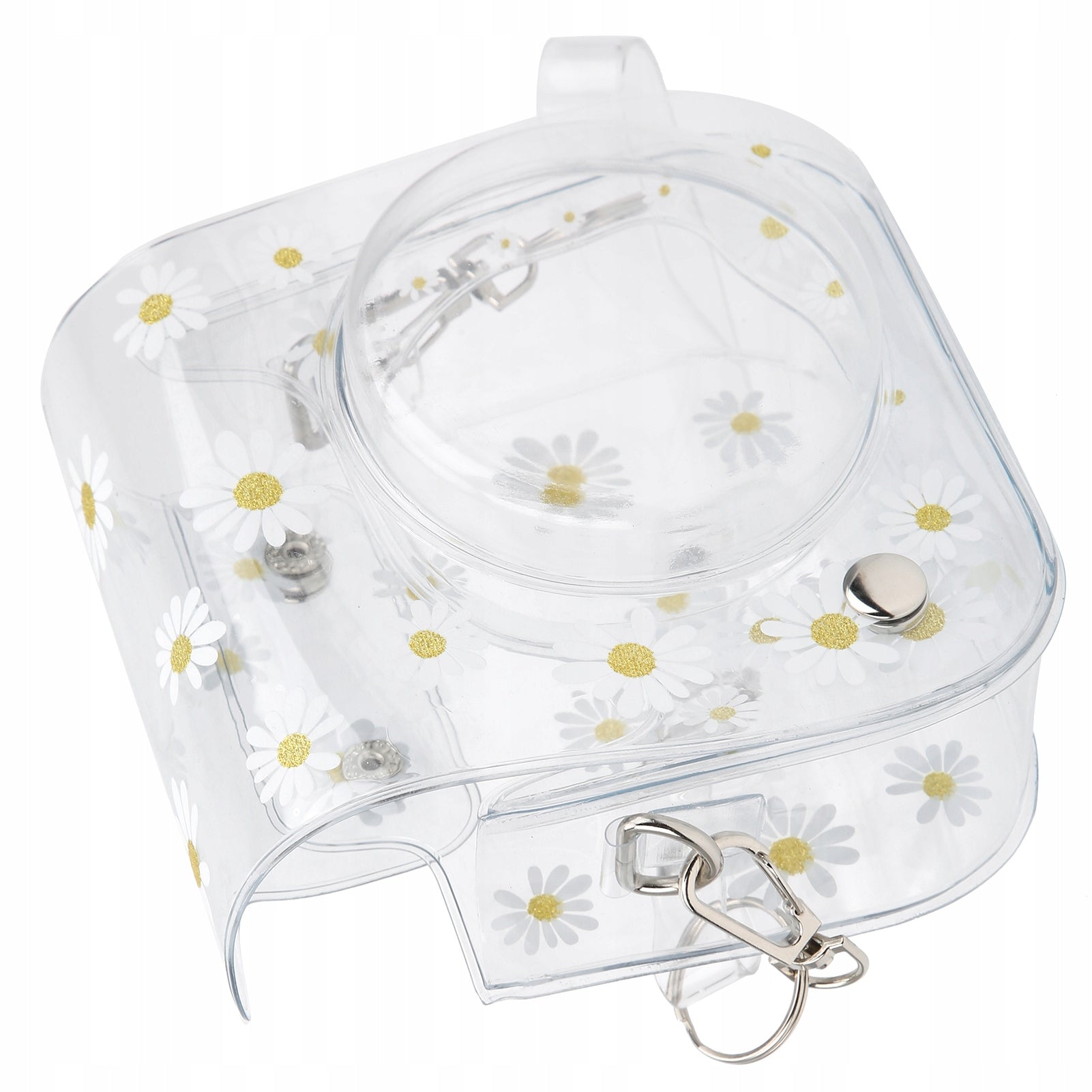 Transparent Small Camera Bag PVC Pouch with Shoulder Strap for 7F Model 0986BMZJ