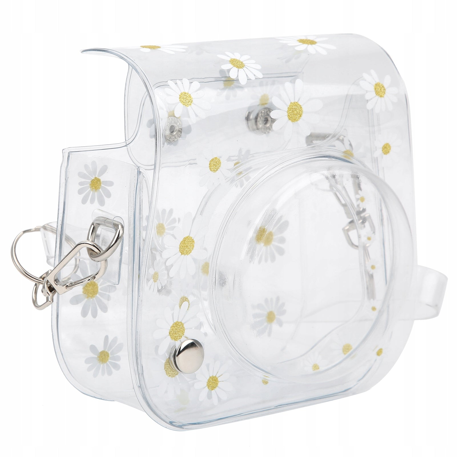 Transparent Small Camera Bag PVC Pouch with Shoulder Strap for DZ Model 3658HPQG