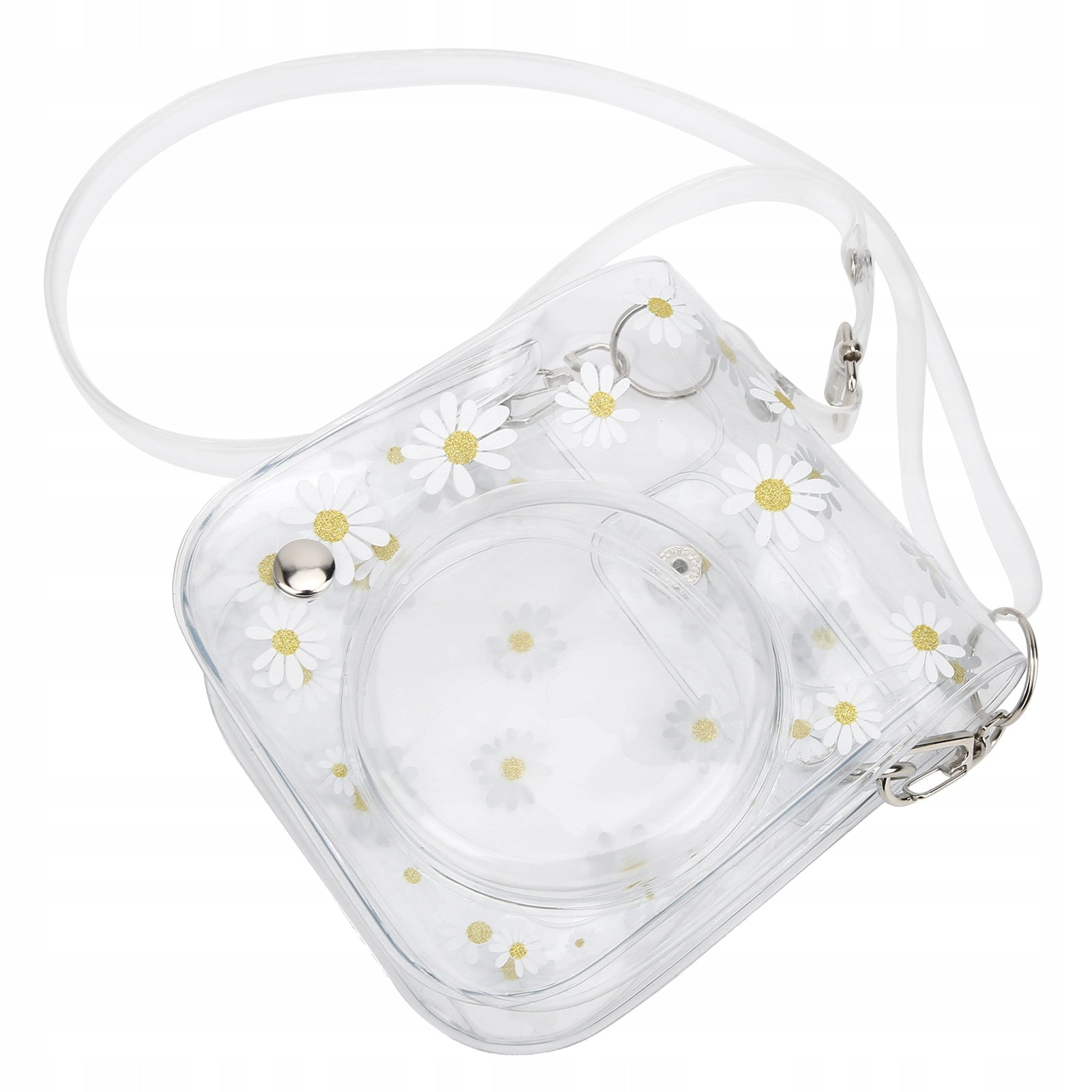 Transparent Small Camera Bag PVC Pouch with Shoulder Strap for S1
