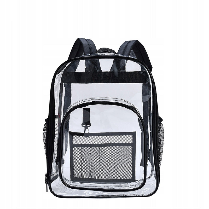 Transparent school backpack – waterproof, durable L 28*36CM