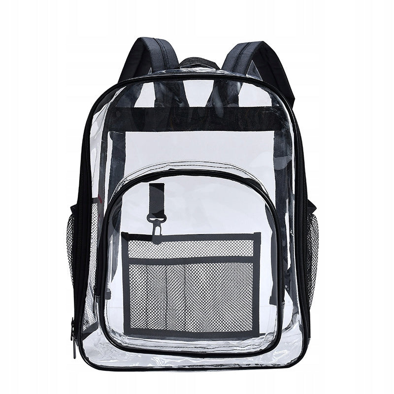 Transparent school backpack – waterproof, durable XL 33*42CM