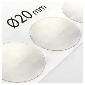 Transparent wheels for sealing Ø20mm 1000 pcs.