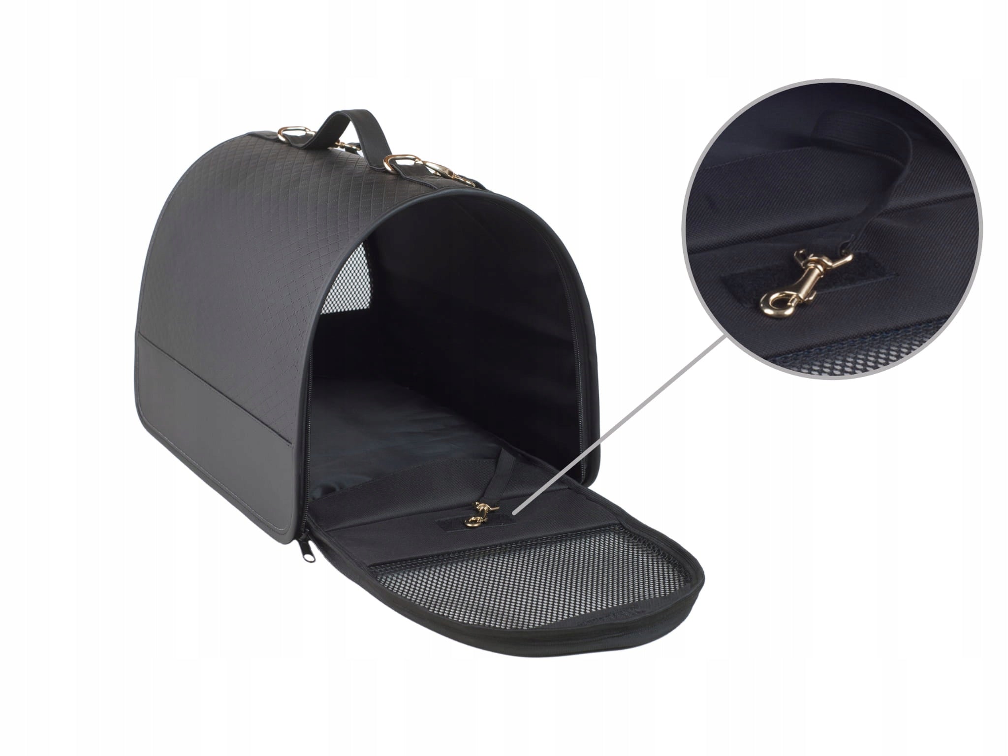 Transport BAG Amiplay New York M Black comfortable functional Product height 26 cm