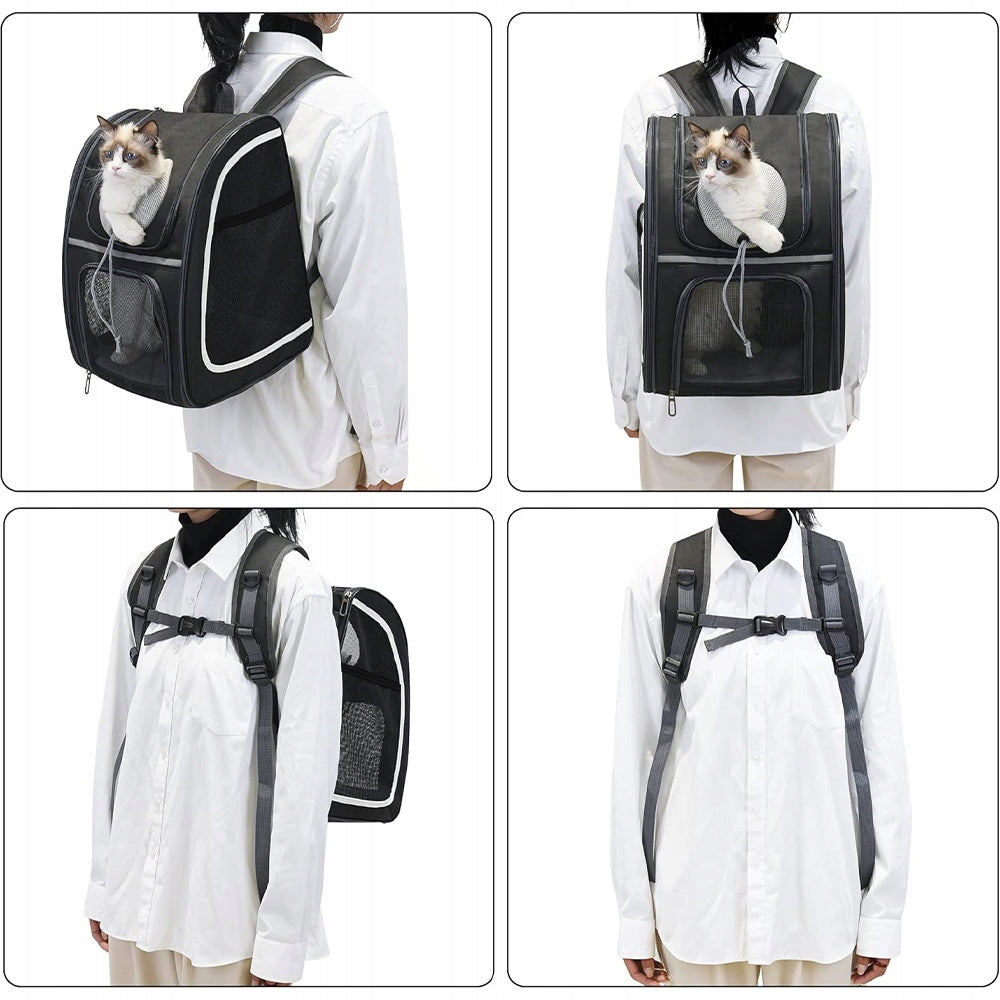 Transport Backpack for Cat - Lightweight and Foldable Design Product depth 28.5 cm