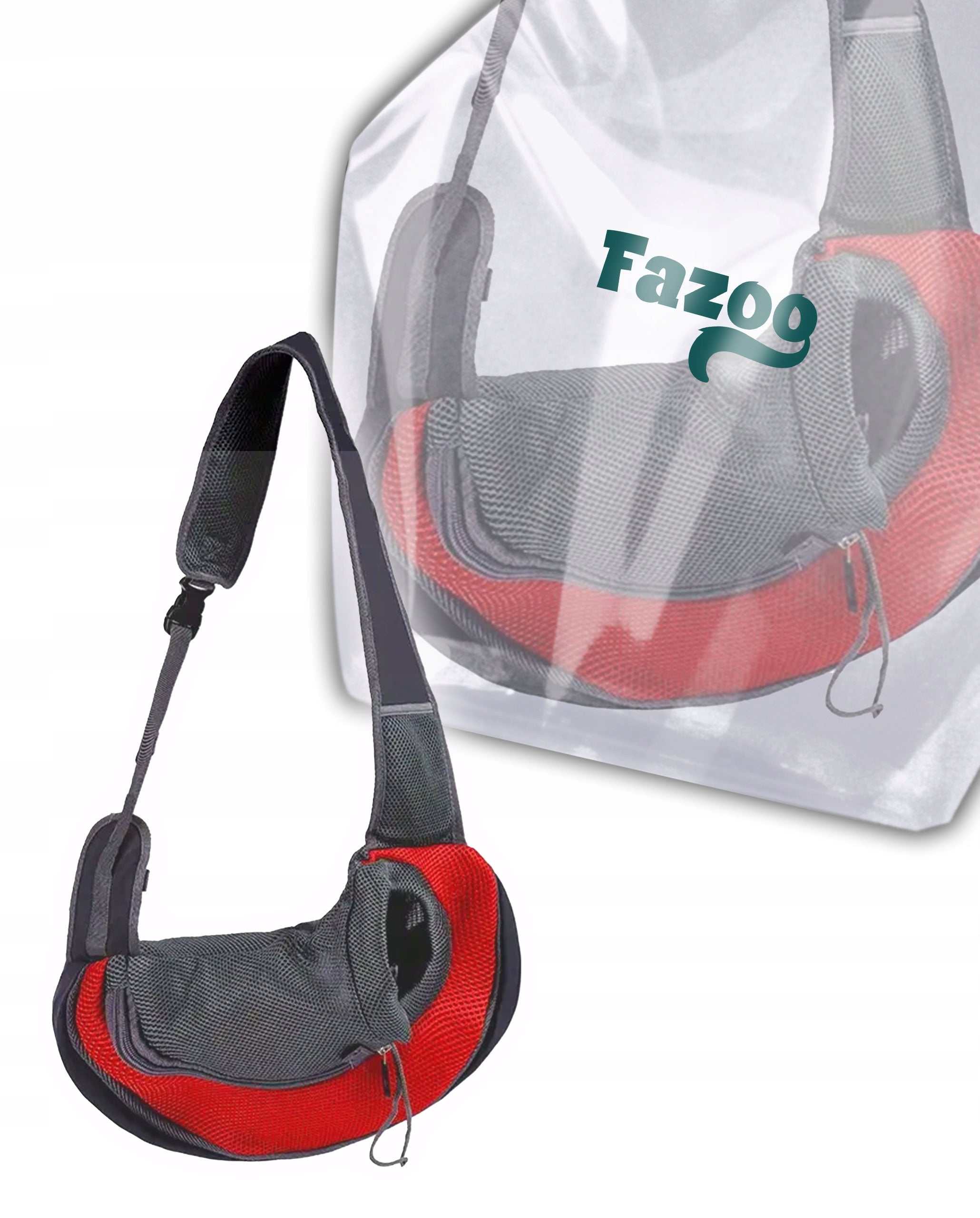 Transport Bag Carrier Transporter for Cat Dog Shoulder Comfortable Kangaroo S Brand Fazoo
