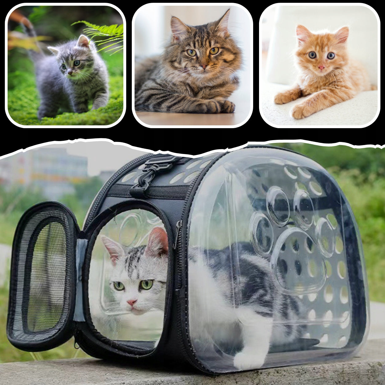 Transport Bag for Dog Cat Rabbit Travel Playpen Strong Foldable EAN (GTIN) 5907745917721