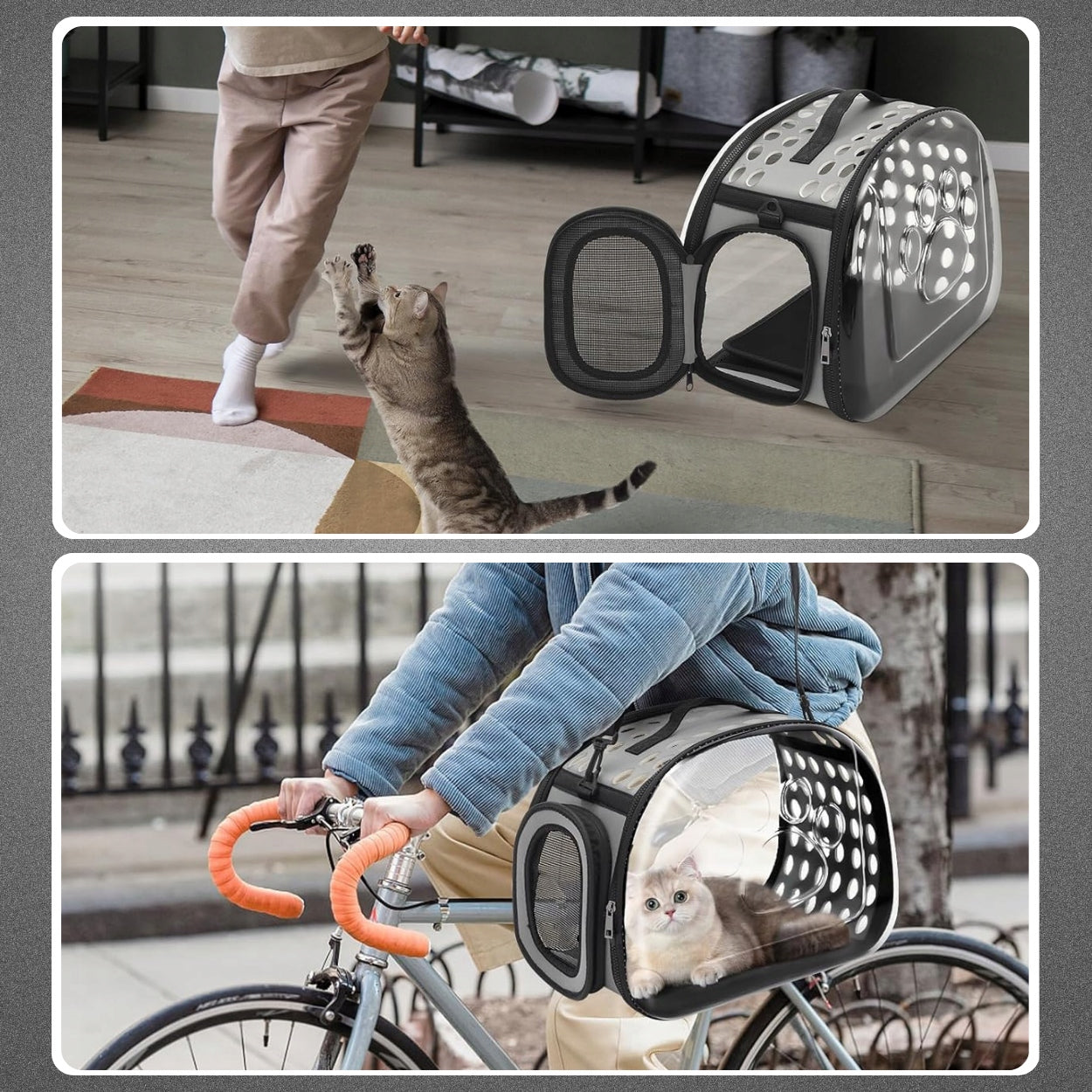 Transport Bag for Dog Cat Rabbit Travel Playpen Strong Foldable Product width 42 cm