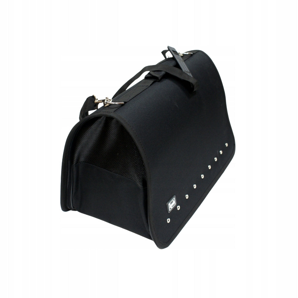 Transport bag for small dog / cat DINGO "TO GO" Power BLACK S