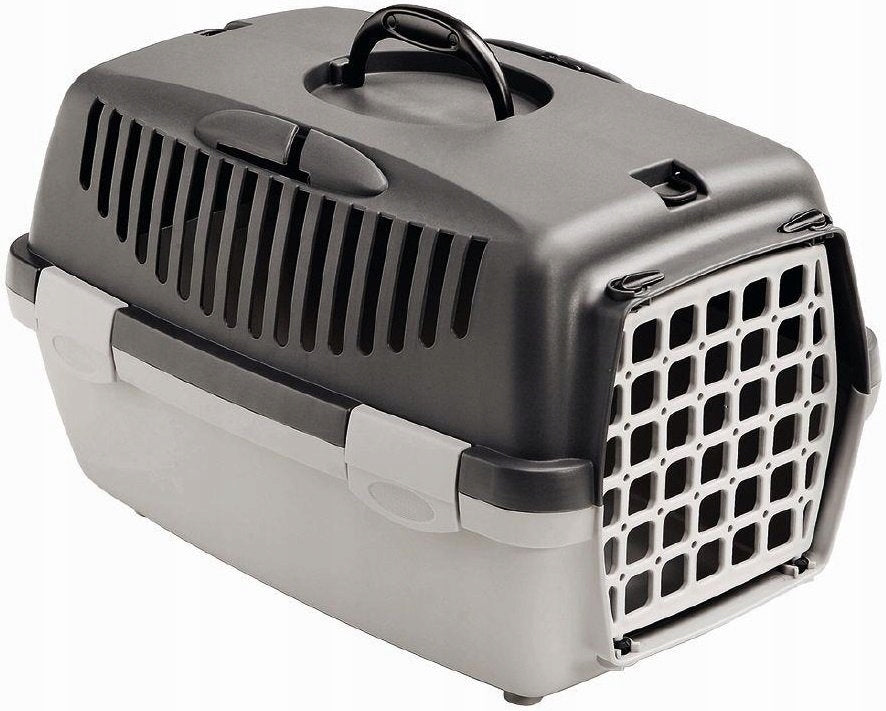 Transport cage GULLIVER 1 48x32x31cm For Cat Dog plastic door Brand Stefanplast