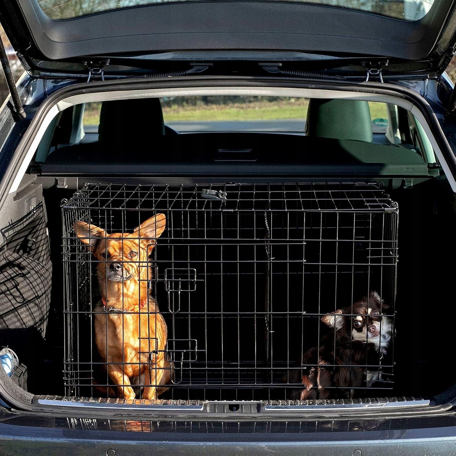 Transport cage metal Dibea small dog 49 x 76 x 56 cm Manufacturer code DC00492