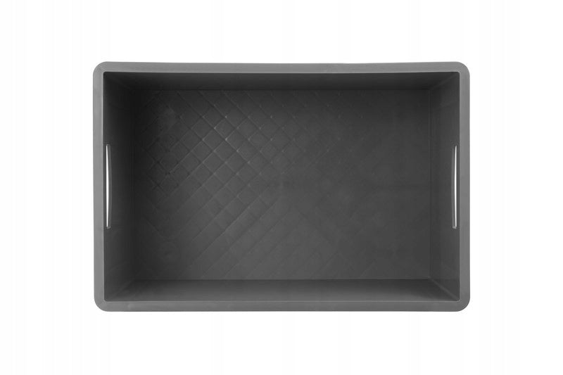 Transport plastic container EURO grey high held 60x40x30 Brand Artech