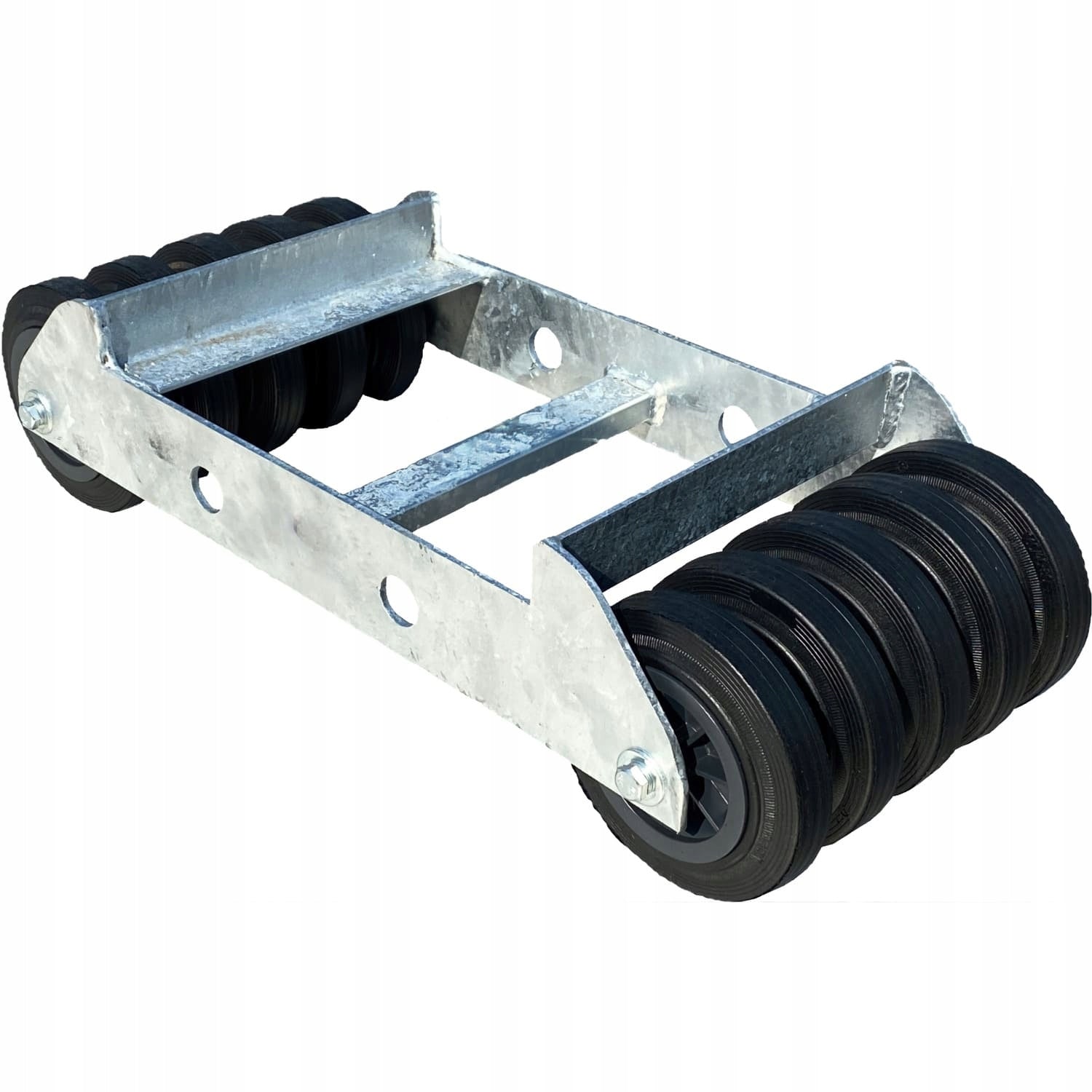 Transport trolley 1200 kg with 10 rubber-polyamide wheels KD3200
