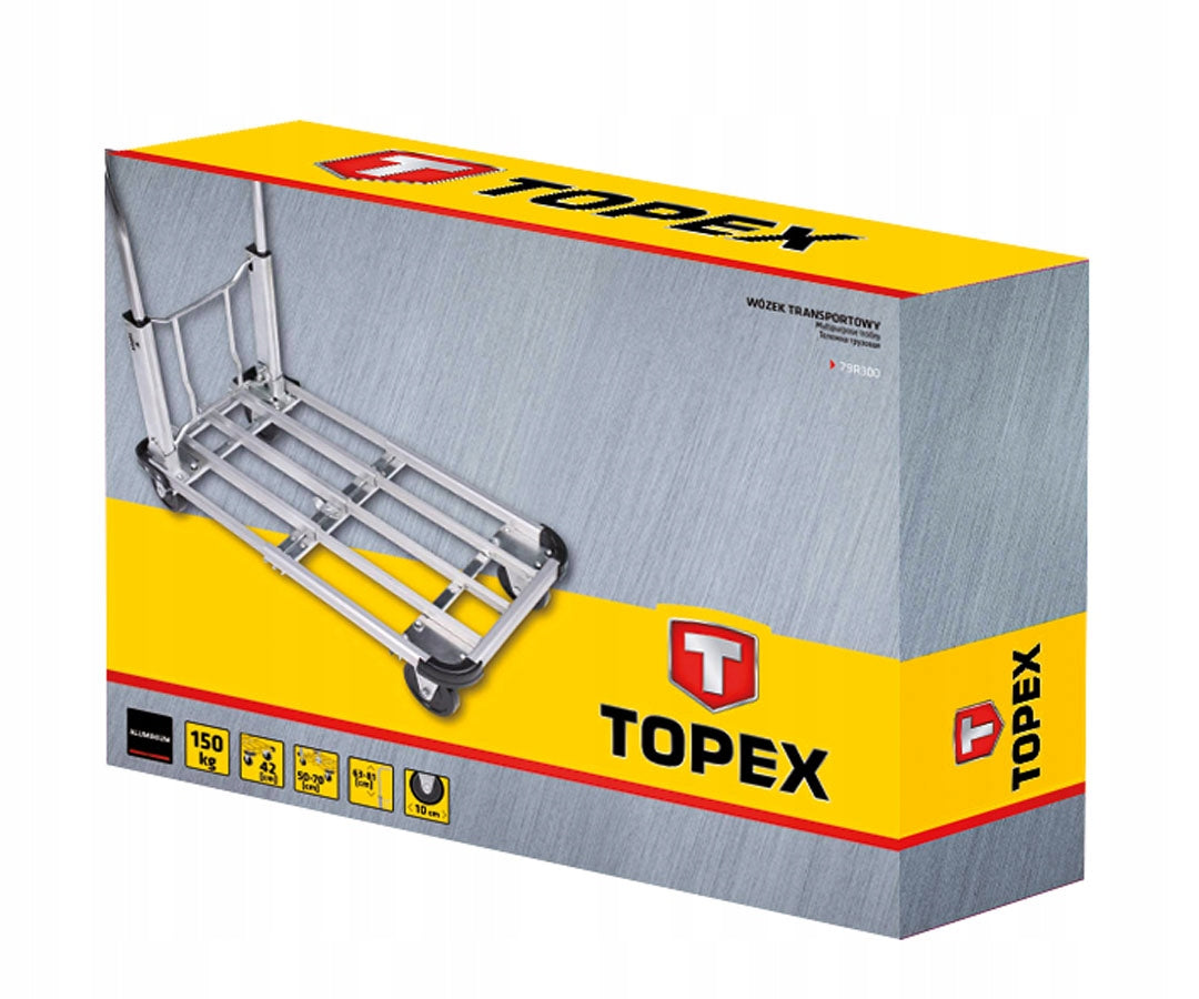 Transport trolley, folding Product weight with unit packaging 7.5 kg