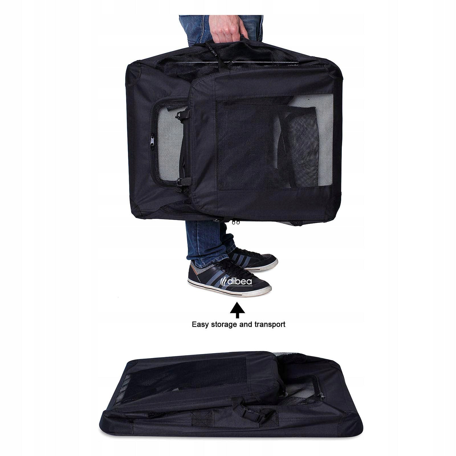 Transporter 34 cm x 34 cm black Kind carrier