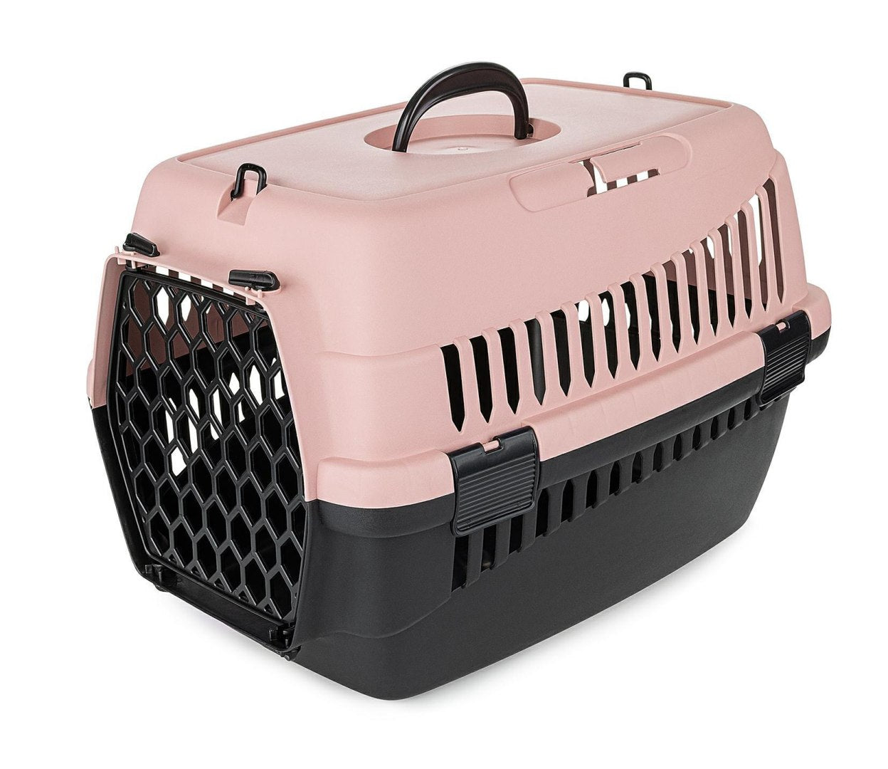 Transporter Abba S pink – a stylish transporter for cats and small dogs Build type for carrying on the shoulder for hand carrying top opening front or side opening locked