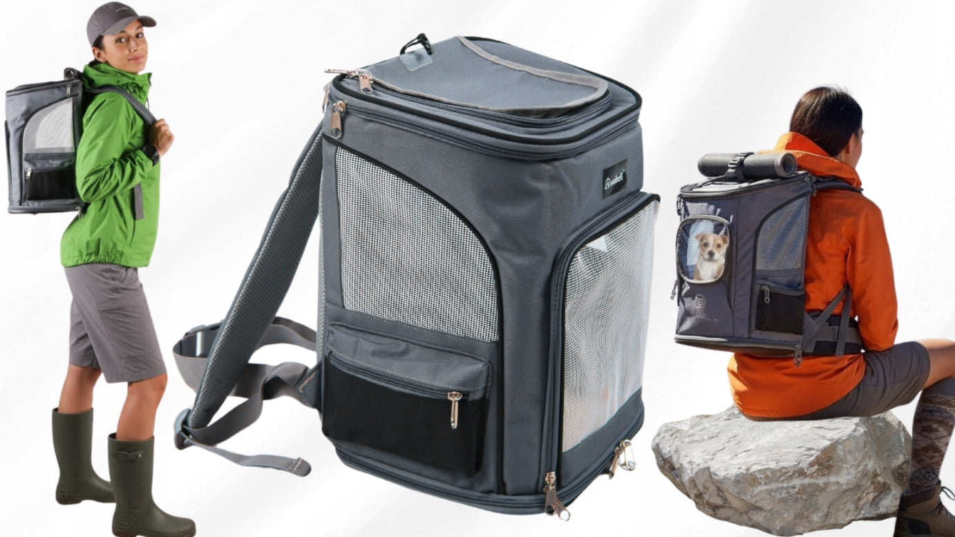 Transporter Backpack Animal Cat Dog Bag Folding Ventilated Large Packaging status original
