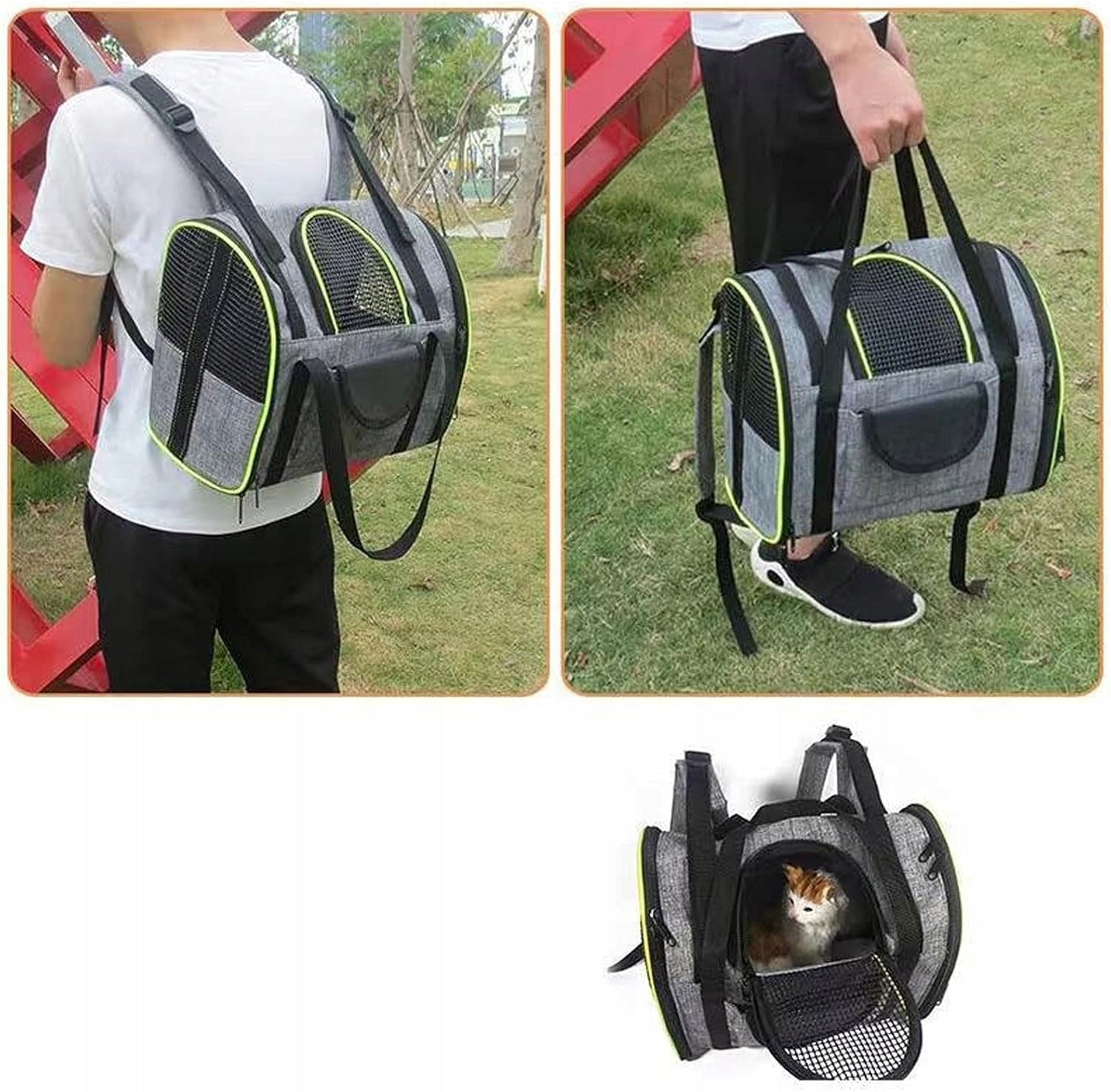 Transporter Backpack Car Seat Bag For Cat Dog Padded Product width 35 cm