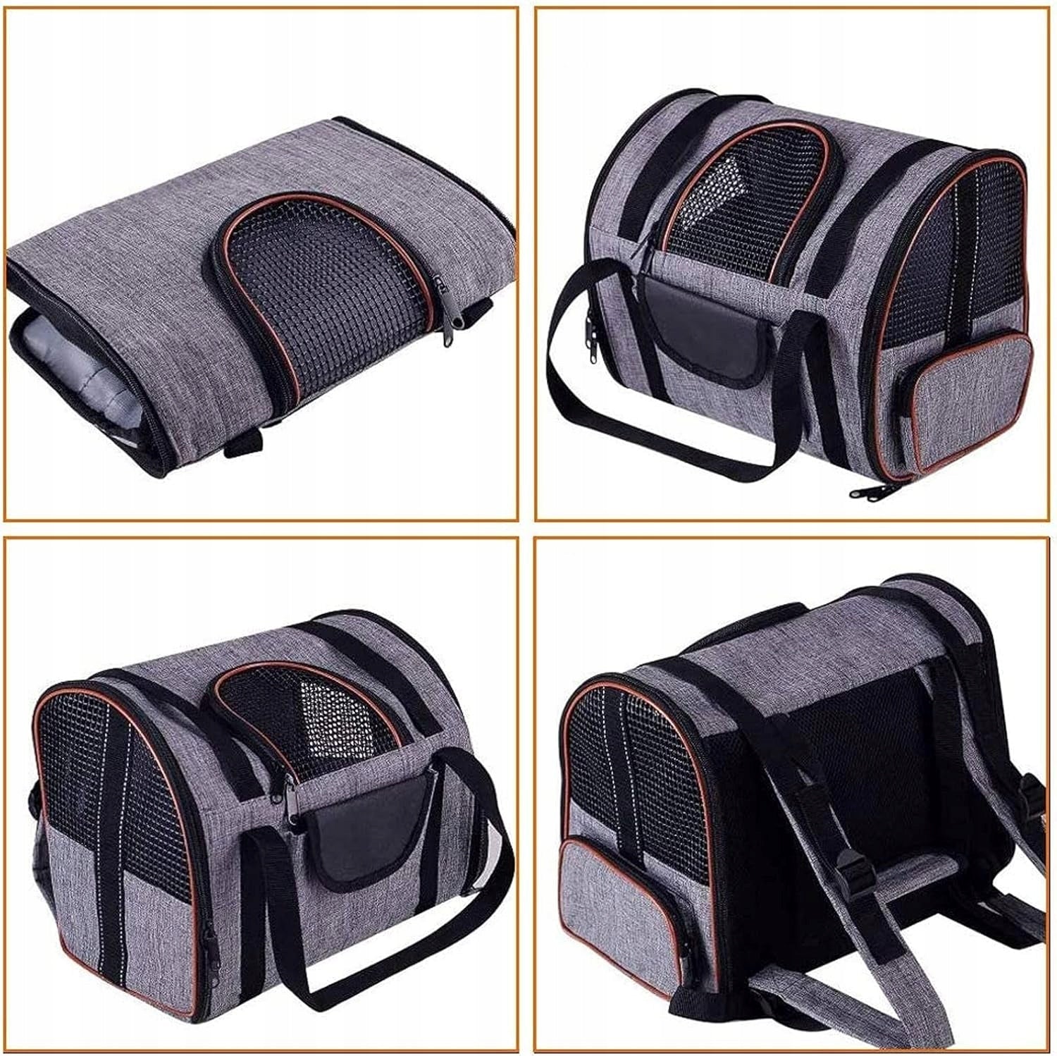 Transporter Backpack Car Seat Bag For Cat Dog Padded Trade name Windmilne plecak dla zwierząt domowych