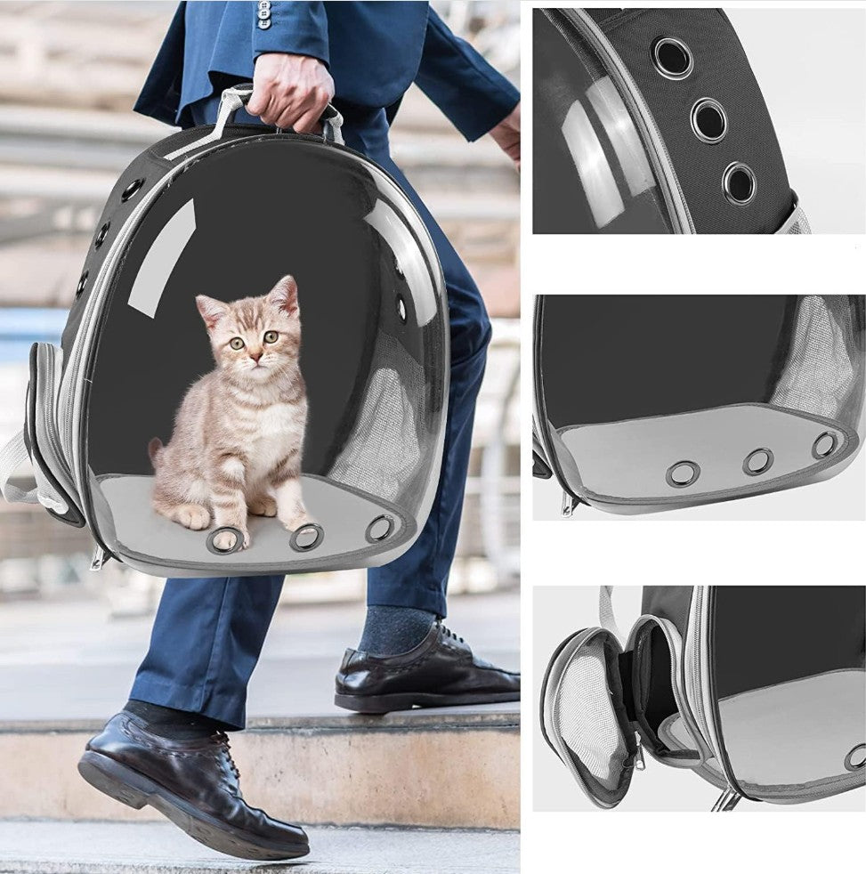 Transporter Backpack for Cat Dog Carrying Bag Transparent Ventilation Manufacturer code Plecak dla Kota Psa Transporter Astro Anytech
