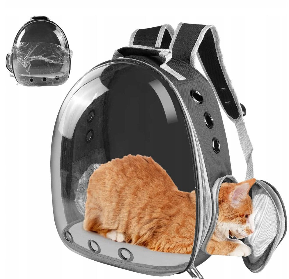 Transporter Backpack for Cat Dog Carrying Bag Transparent Ventilation Product width 35 cm
