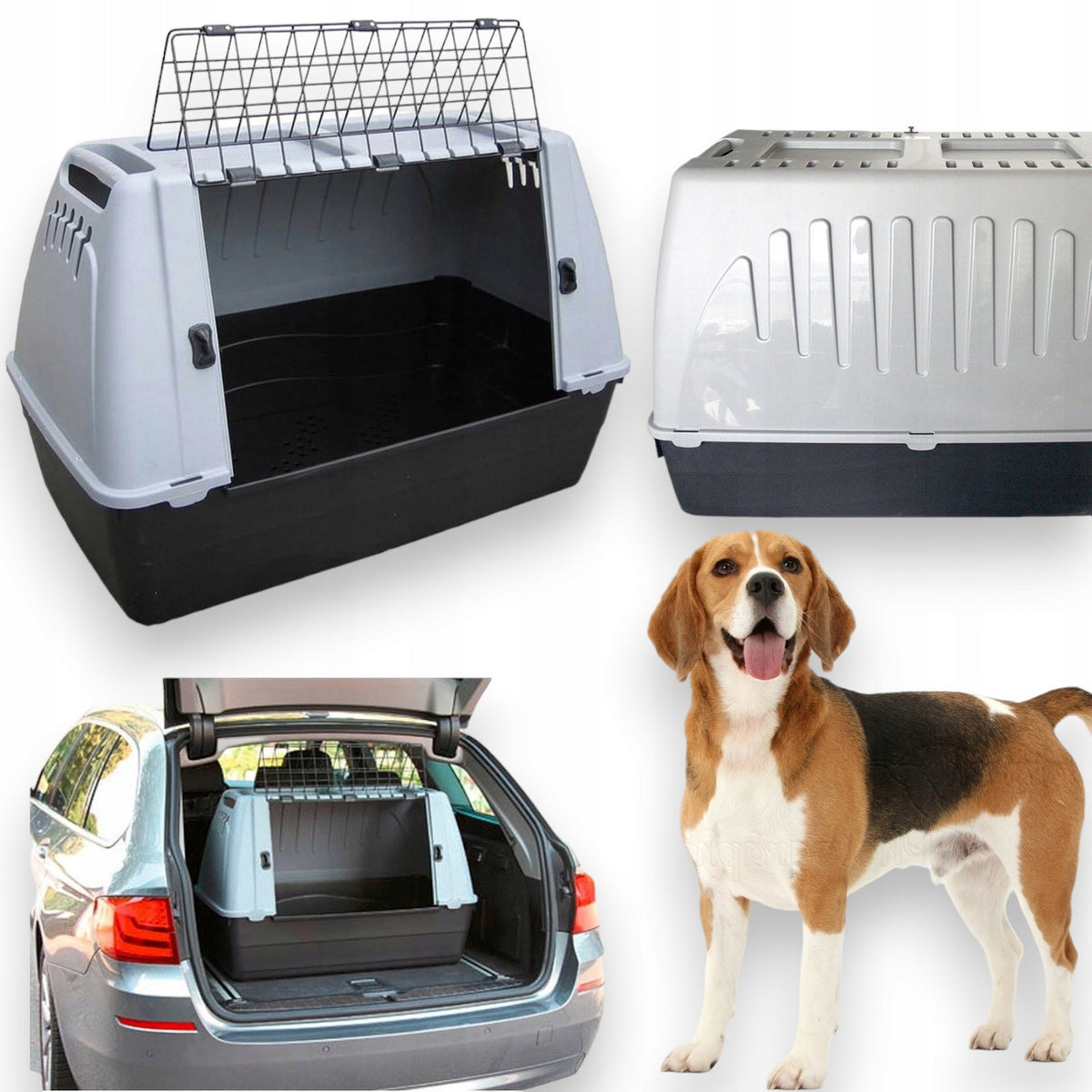 Transporter Box For Car Luggage Rack Strong For Dog BRACCO 90 88x51x58 cm