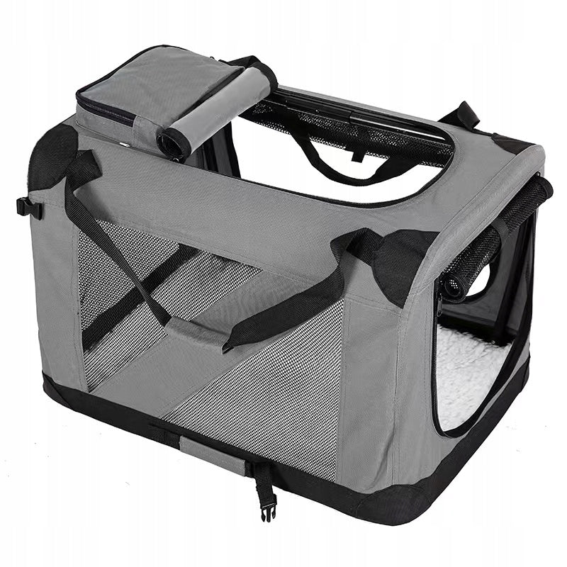 Transporter Grey Folding Small Cat Transporter 40x30x30cm XS