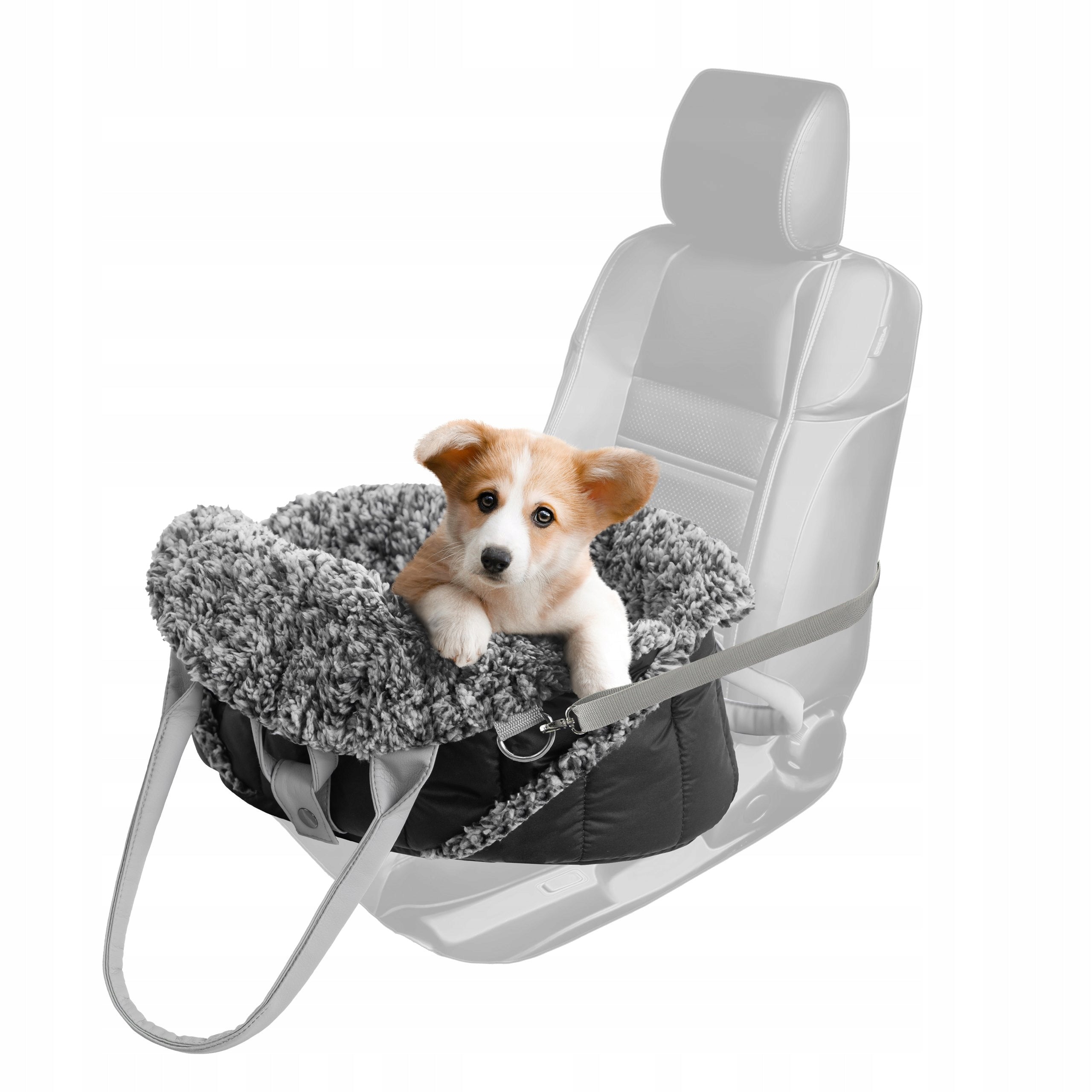 Transporter Medium Rabbit Cat Dog Bag 3in1 Bed Seat 47x29 Trade name R2 TORBA SEA SHELL CZARNY
