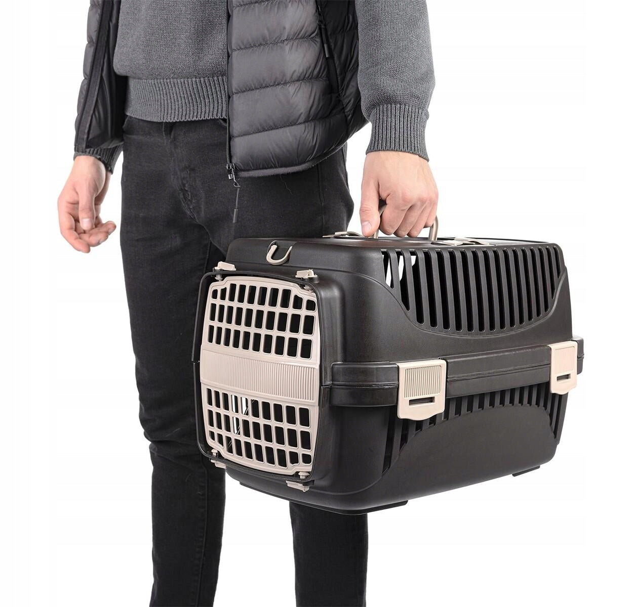 Transporter Molly M grey&black Product height 33 cm