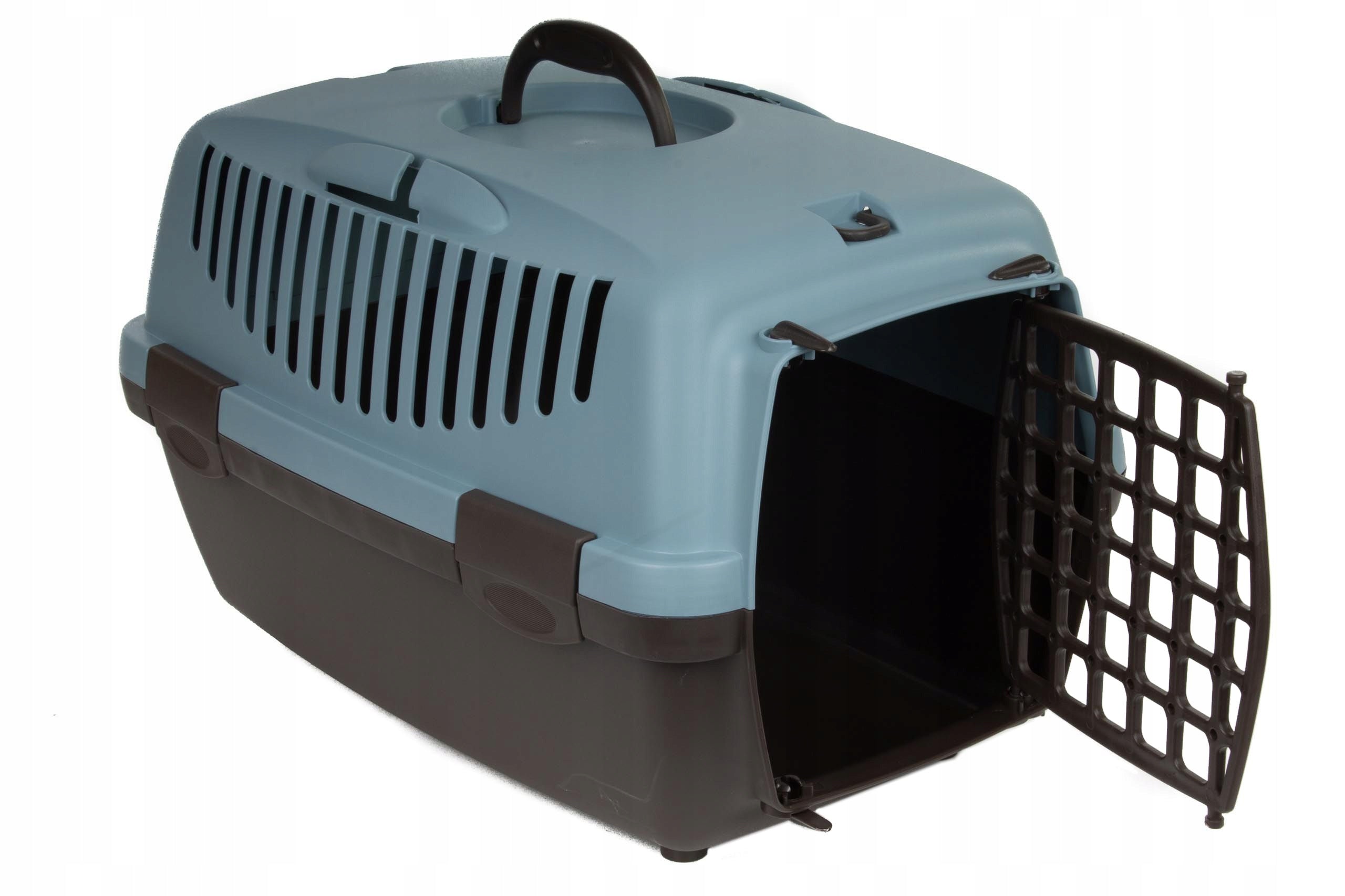 Transporter Stefanplast for cat rabbit dog 32 x 48 x 31 blue-brown Manufacturer code 80582