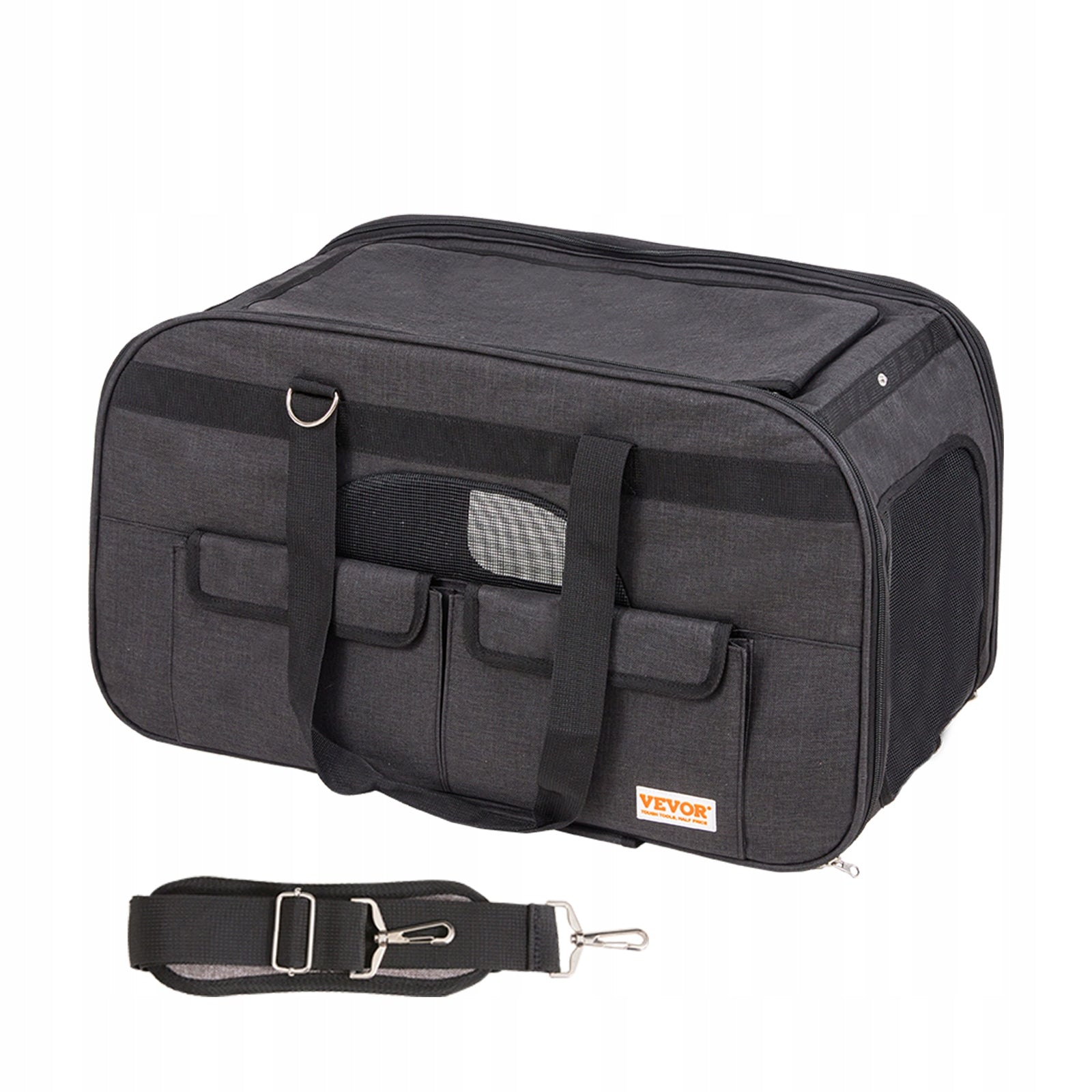 Transporter Vevor 36 cm x 65 cm x 37 cm black Brand Vevor
