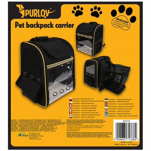 Transporter- cat/dog backpack 23185 Brand Purlov