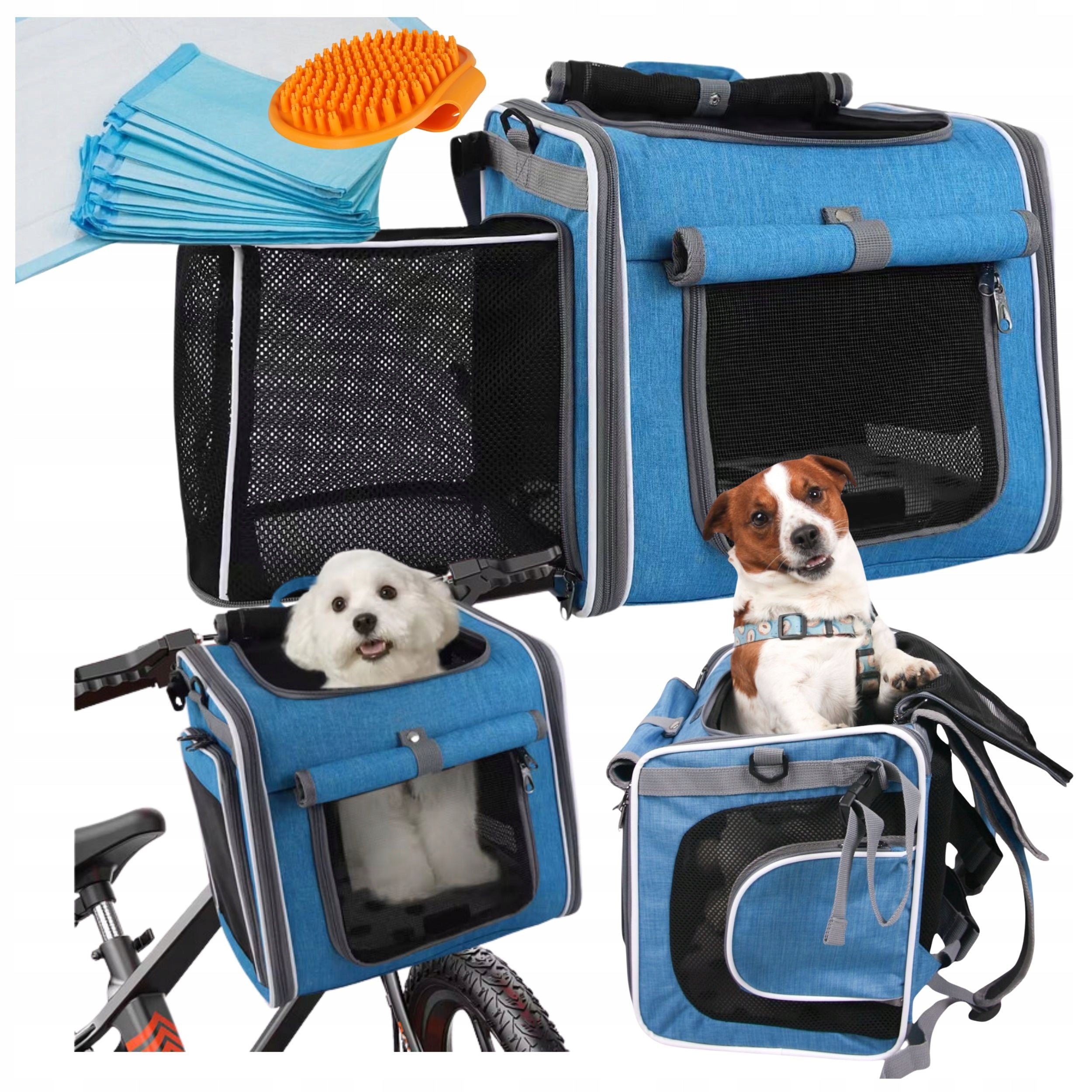 Transporter cat dog bag 4in1 car seat backpack solid up to 5,5kg EAN (GTIN) 5903738828845
