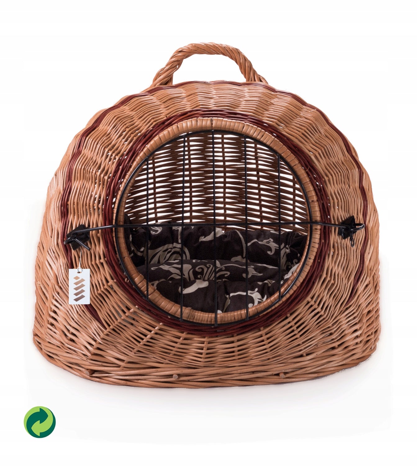 Transporter cat house bed wicker booth Brand Wiklinowy Świat